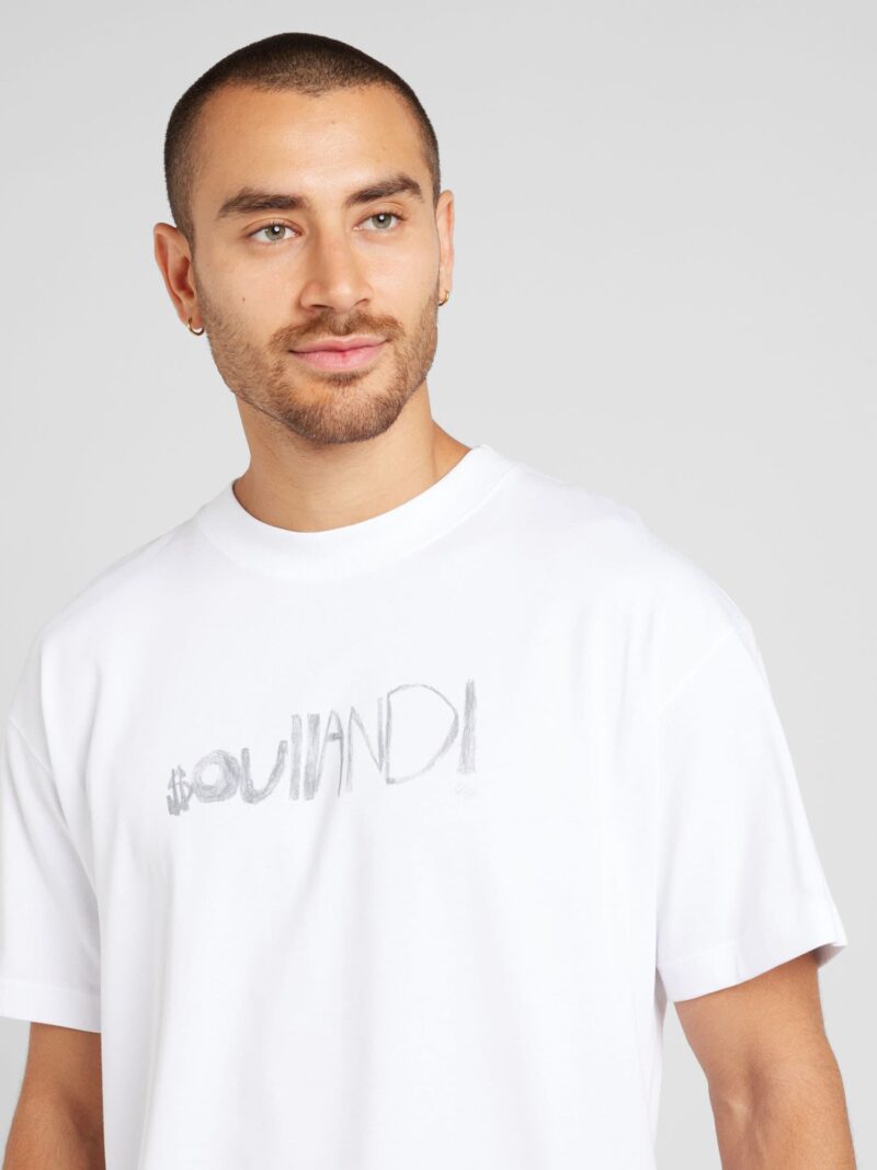 Soulland Tricou 'Kai'  gri / alb