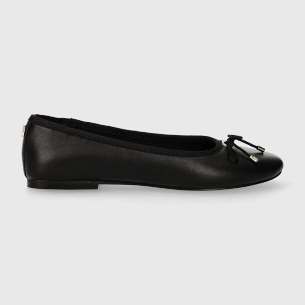 Steve Madden balerini de piele Blossoms culoarea negru