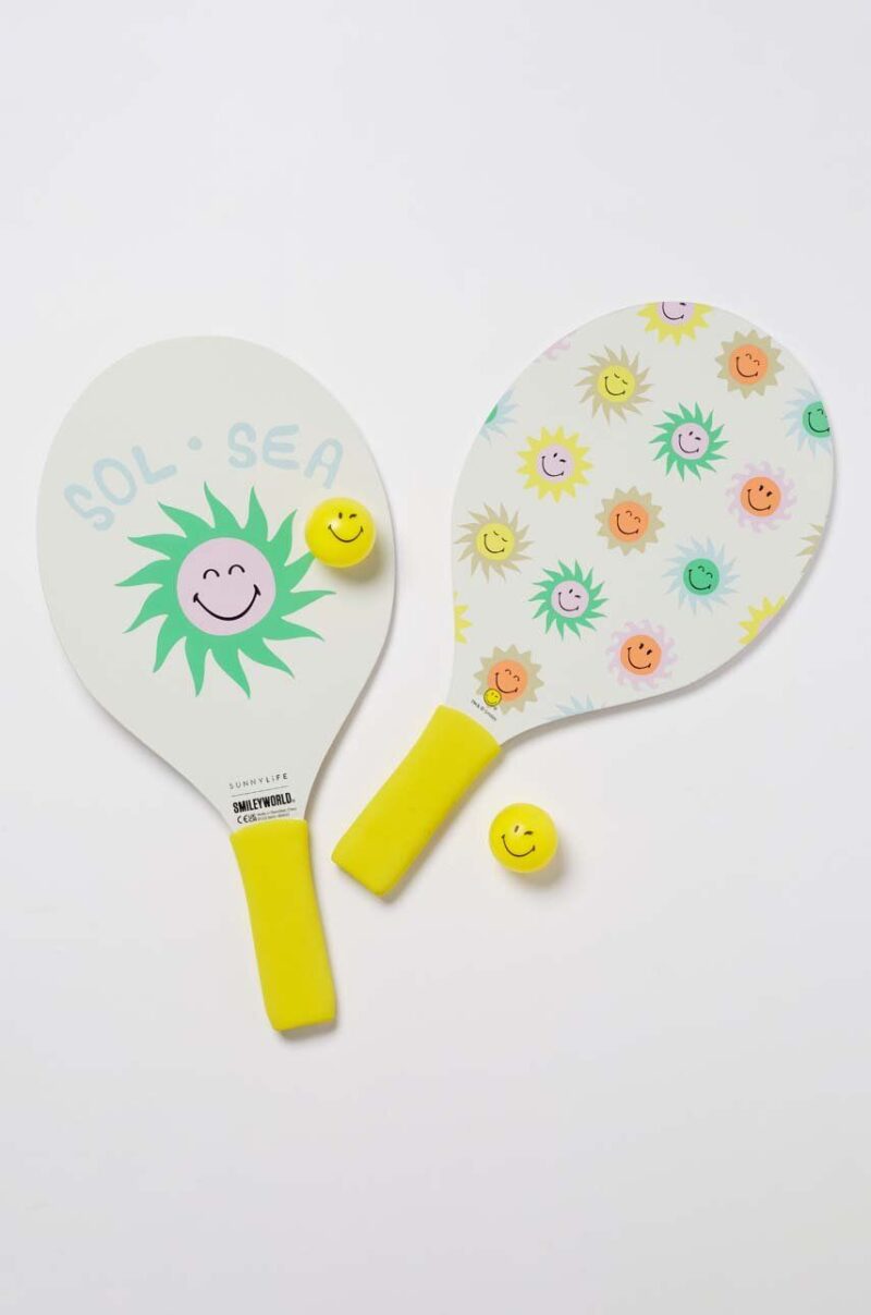 SunnyLife set de palete și mingi de plajă World Sol Sea