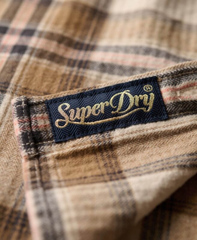 Preţ Superdry Bluză 'LUMBERJACK'  crem / ombră / brocart / gri închis