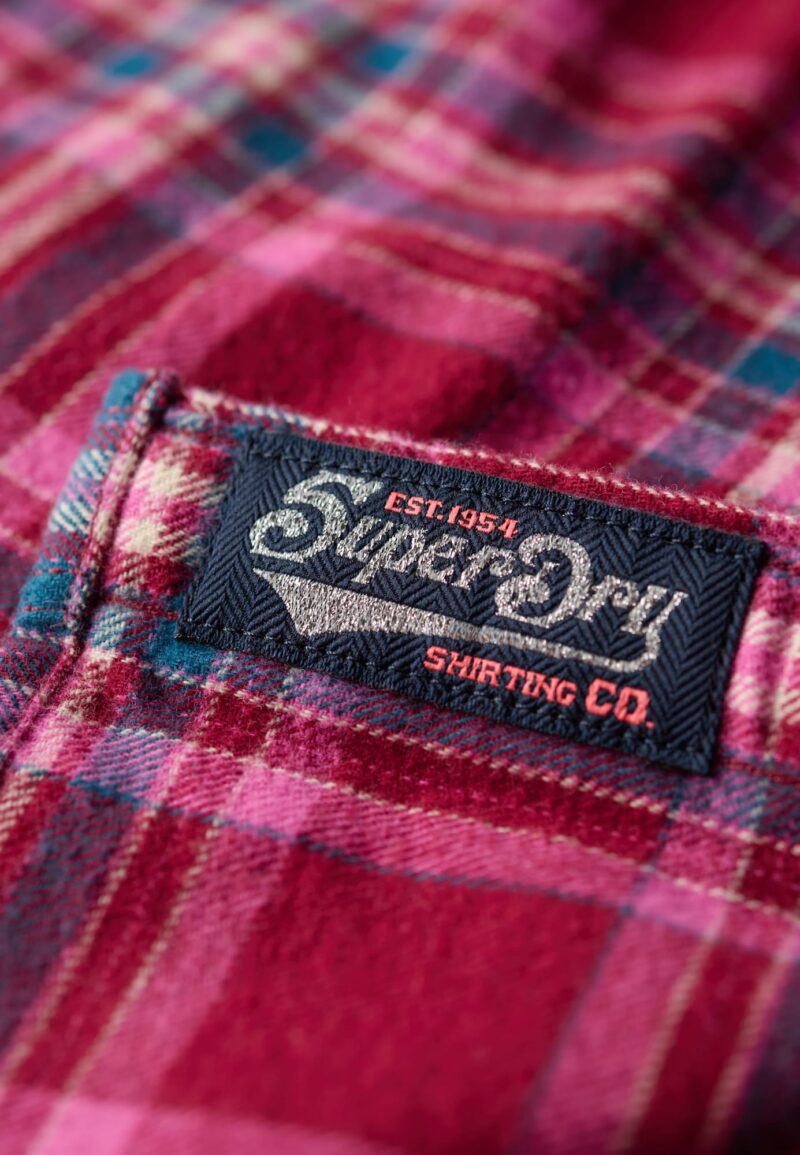 Cumpăra Superdry Bluză  albastru închis / magenta / roșu intens / alb