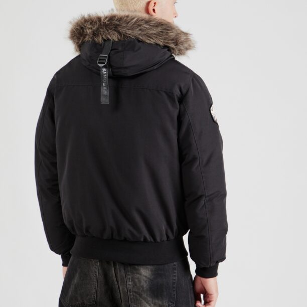 Superdry Geacă de primăvară-toamnă 'EVEREST'  negru preţ