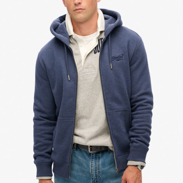 Superdry Hanorac 'ESSENTIAL'  albastru amestec