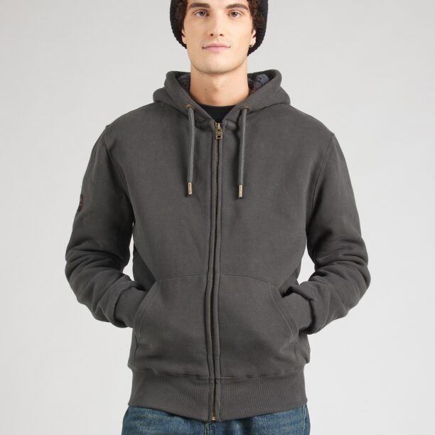 Superdry Hanorac  gri metalic