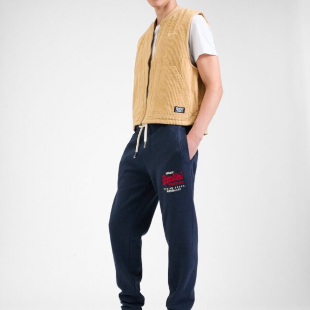 Cumpăra Superdry Pantaloni  bleumarin / roșu / alb