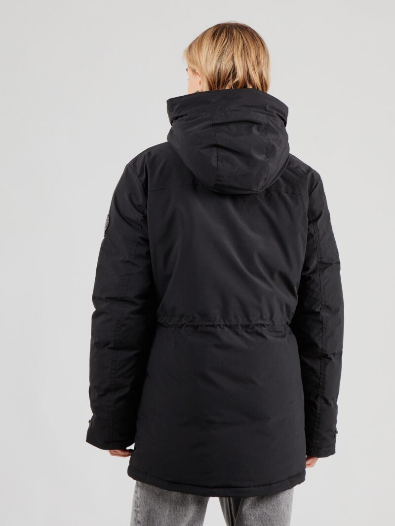 Superdry Parka de iarnă 'City'  negru / alb preţ