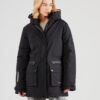 Superdry Parka de iarnă 'City'  negru / alb