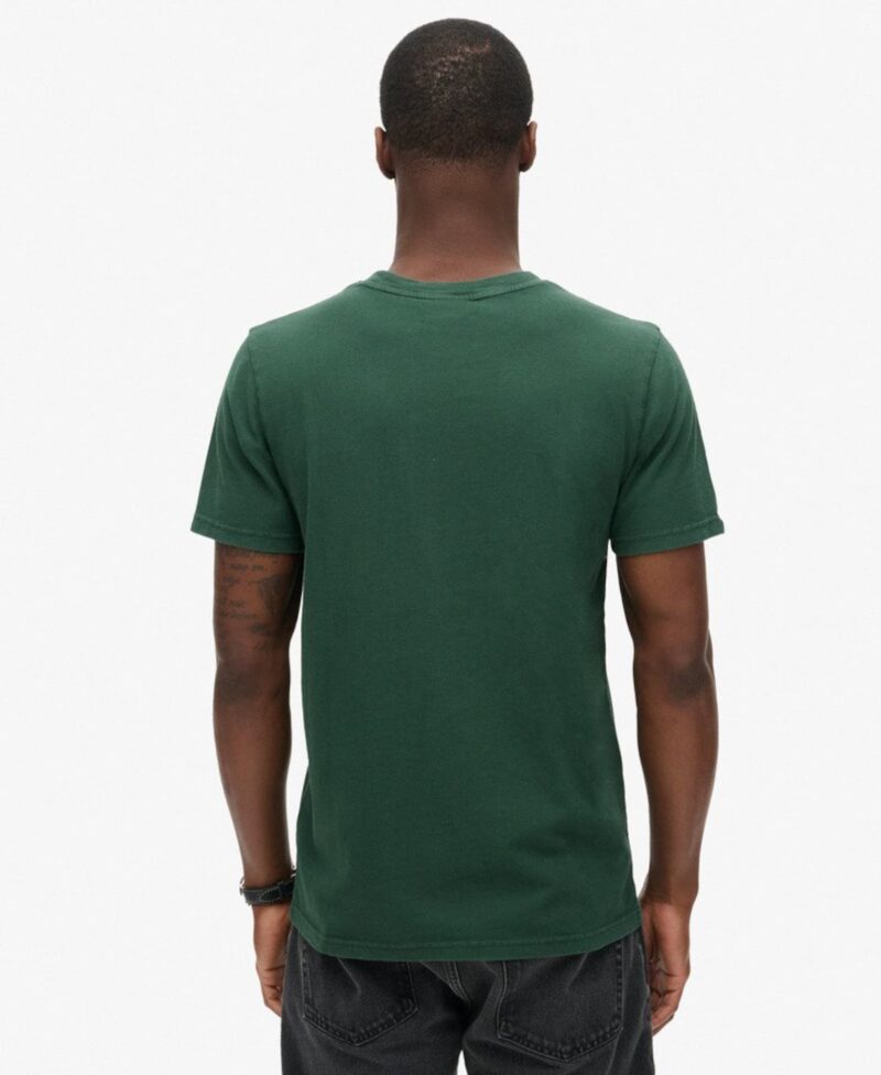 Cumpăra Superdry Tricou 'Classic'  verde pin / alb