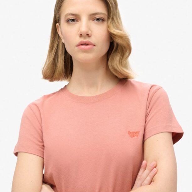 Cumpăra Superdry Tricou 'ESSENTIAL'  corai / portocaliu pastel