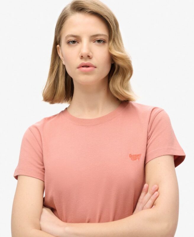 Cumpăra Superdry Tricou 'ESSENTIAL'  corai / portocaliu pastel