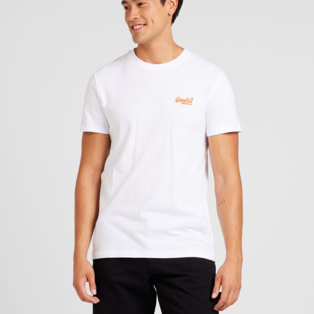 Superdry Tricou 'Essential'  portocaliu / alb preţ