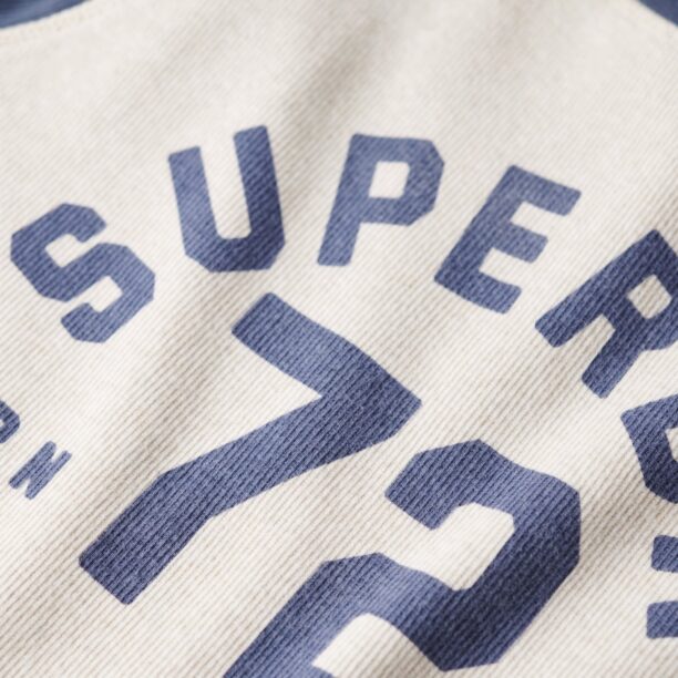 Superdry Tricou  bej / albastru marin preţ