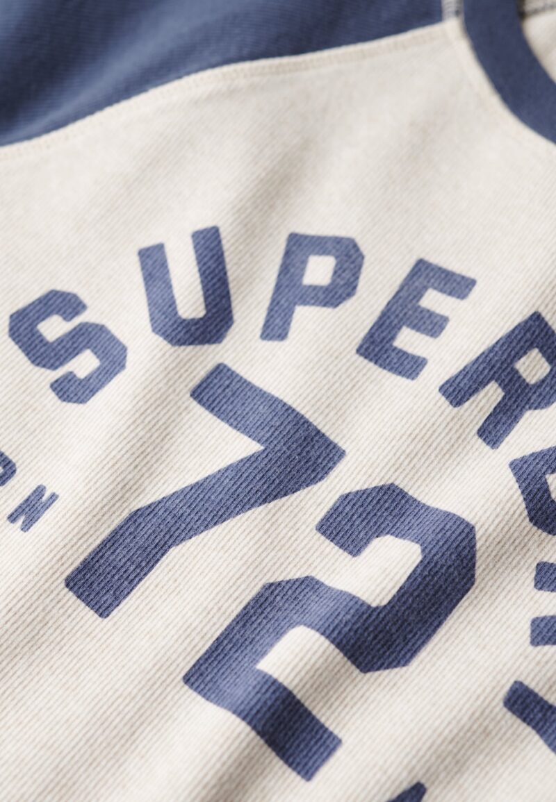 Superdry Tricou  bej / albastru marin preţ