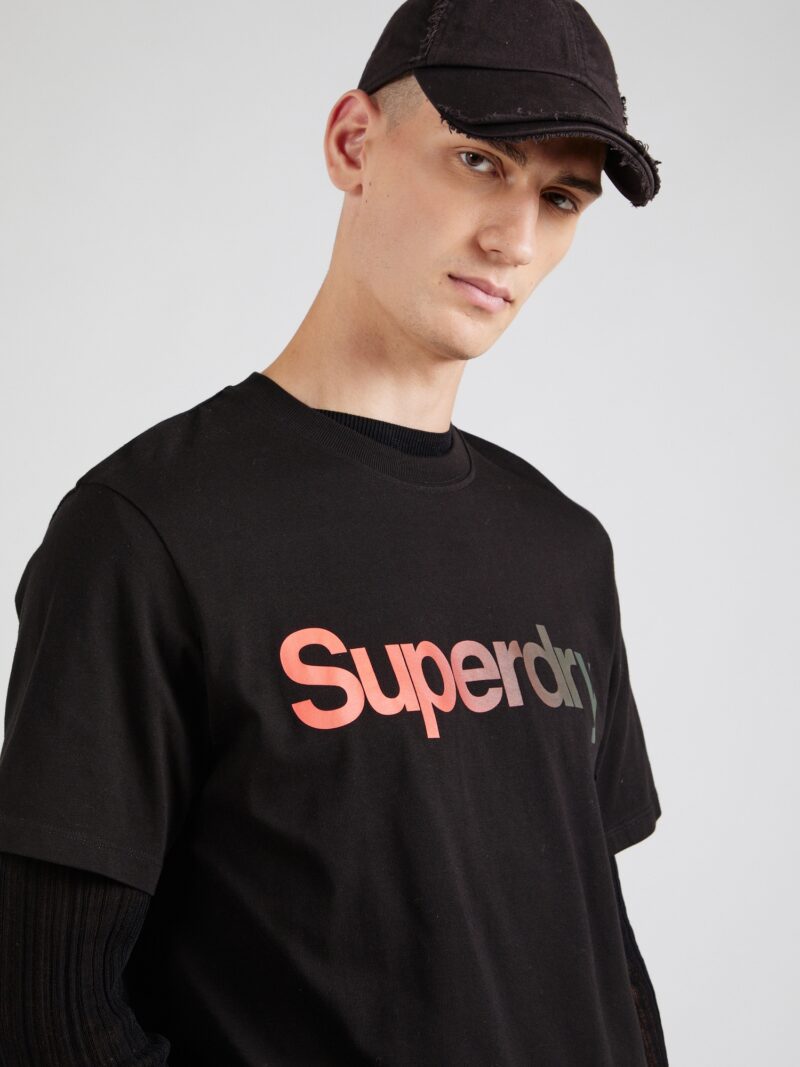 Preţ Superdry Tricou  gri / corai / negru