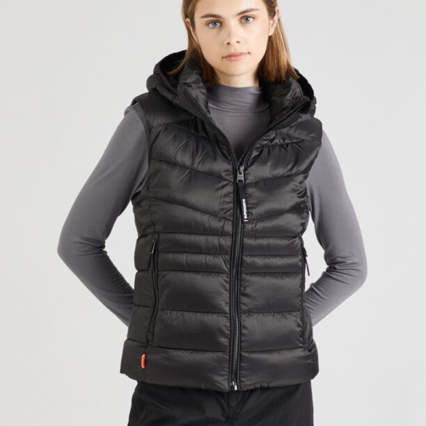 Superdry Vestă 'Fuji'  negru