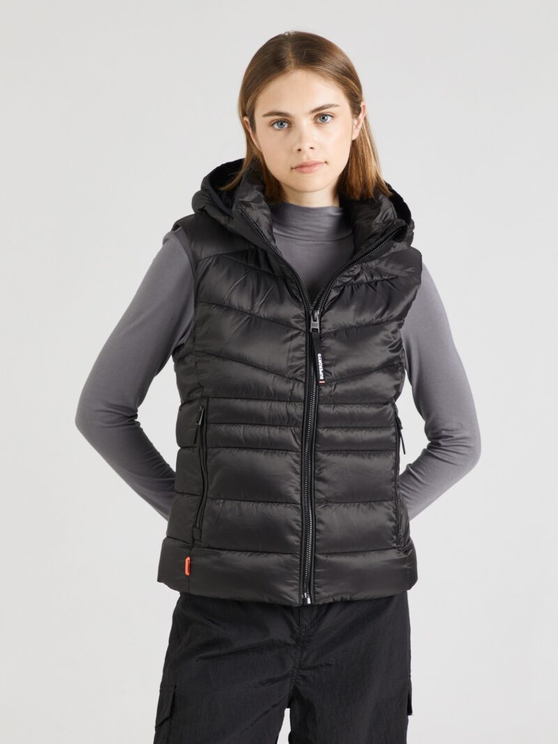 Superdry Vestă 'Fuji'  negru