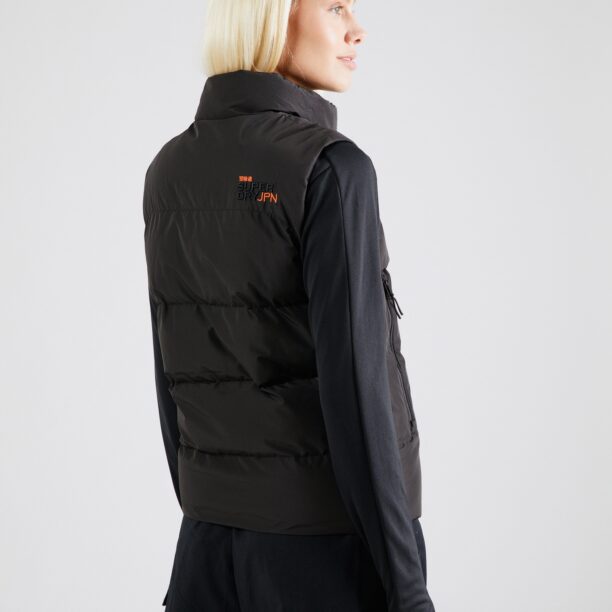 Superdry Vestă  negru preţ