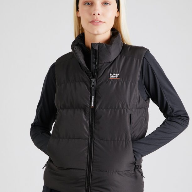 Superdry Vestă  negru