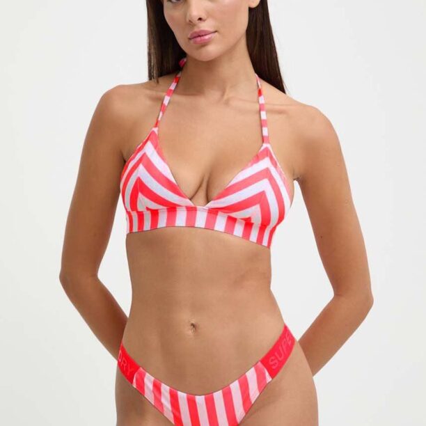 Superdry bikini brazilieni culoarea roz preţ