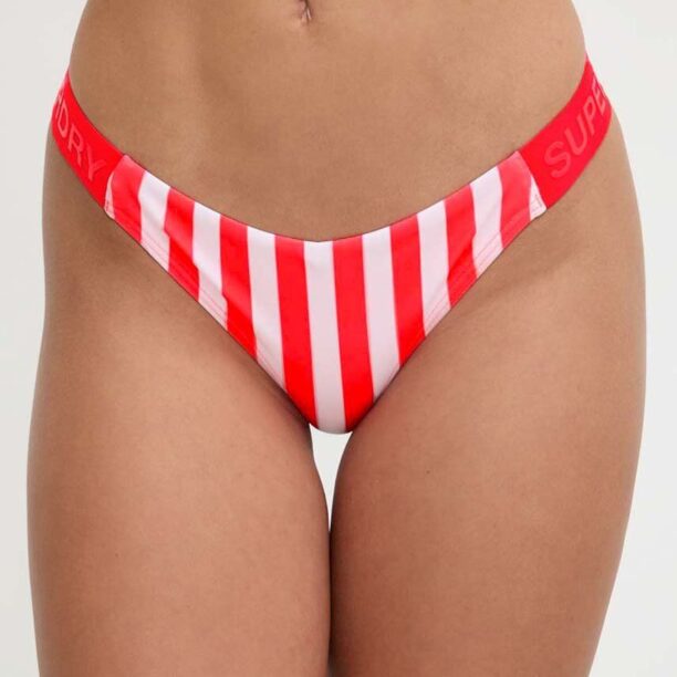 Superdry bikini brazilieni culoarea roz