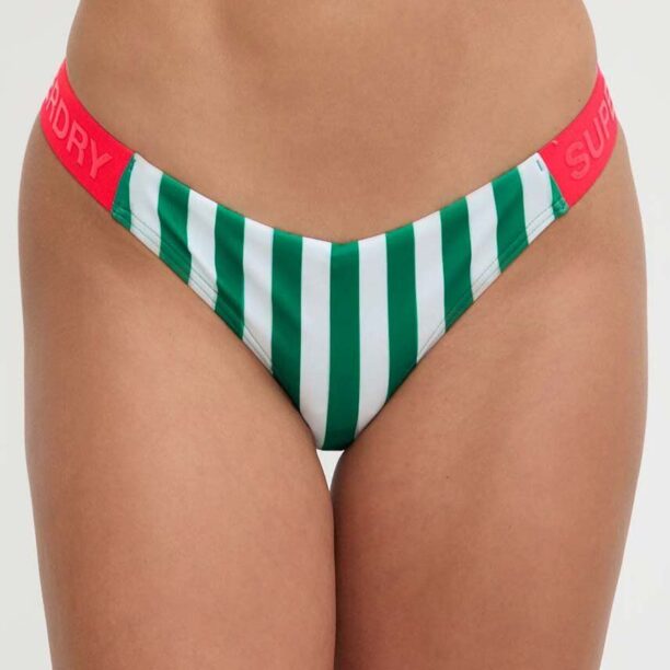 Superdry bikini brazilieni culoarea verde