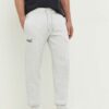 Superdry pantaloni de trening culoarea gri