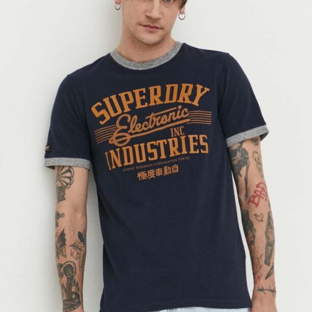 Superdry tricou din bumbac barbati