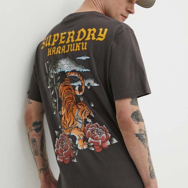 Superdry tricou din bumbac barbati