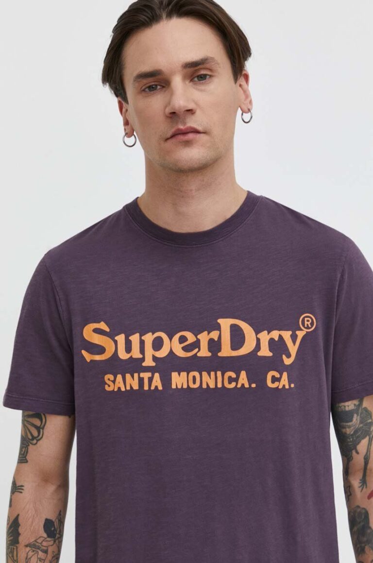 Superdry tricou din bumbac barbati