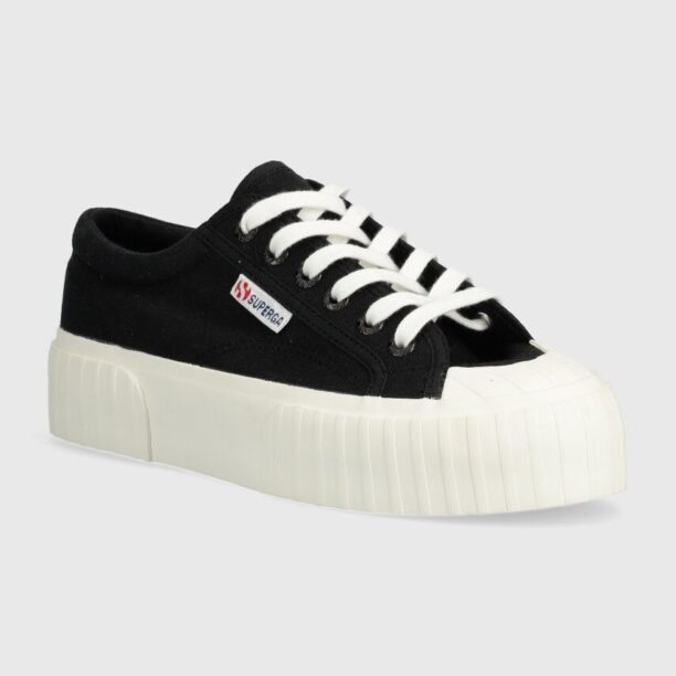 Superga tenisi 2631 STRIPE PLATFORM femei