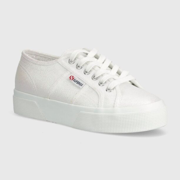 Superga tenisi 2740 PLATFORM LAME femei