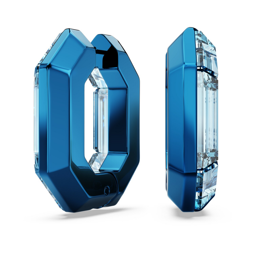 Swarovski Cercei  albastru / albastru deschis / transparent