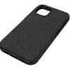 Swarovski Husă de telefon iPhone 12 Mini High culoarea negru