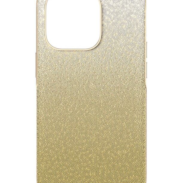 Swarovski Husă pentru telefon 5674495 HIGH culoarea auriu