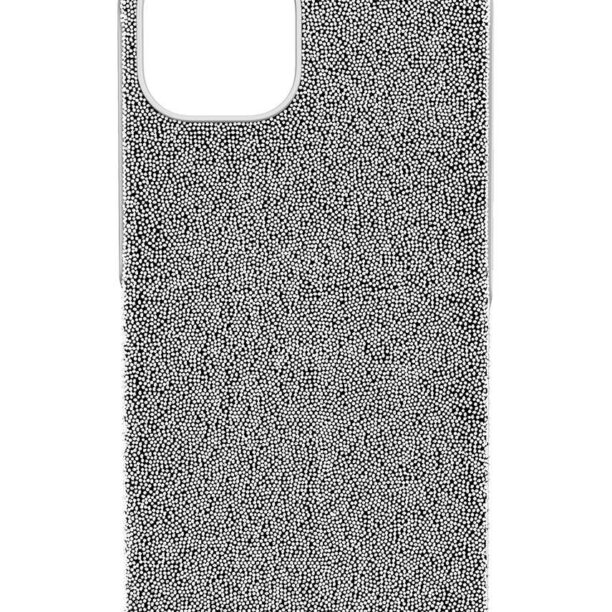 Swarovski Husa pentru telefon iPhone 14 culoarea argintiu