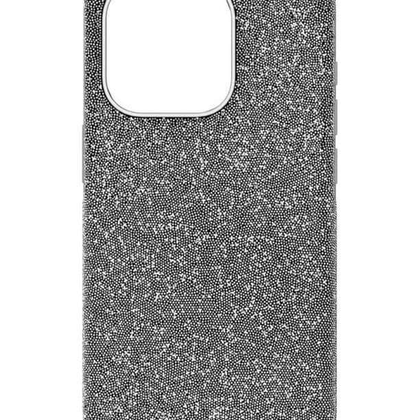 Swarovski etui pentru telefon 5680864 HIGH 15 PRO culoarea gri