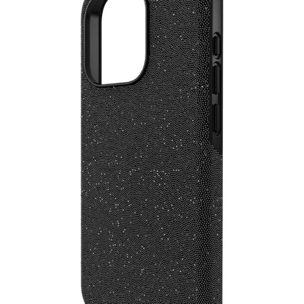 Swarovski husă pentru telefon 5680860 HIGH 15 PRO culoarea negru preţ