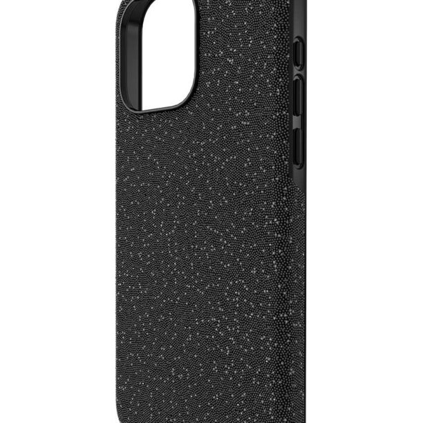 Swarovski husă pentru telefon 5680861 HIGH 15 PRO Max culoarea negru preţ