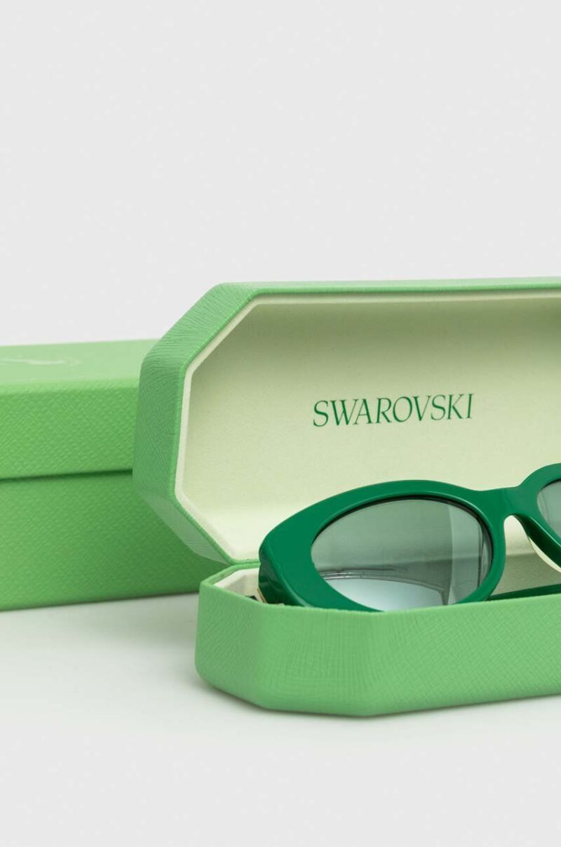 Swarovski ochelari de soare 5679539 LUCENT culoarea verde preţ