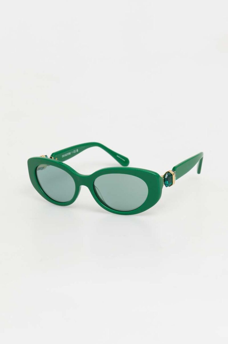 Swarovski ochelari de soare 5679539 LUCENT culoarea verde