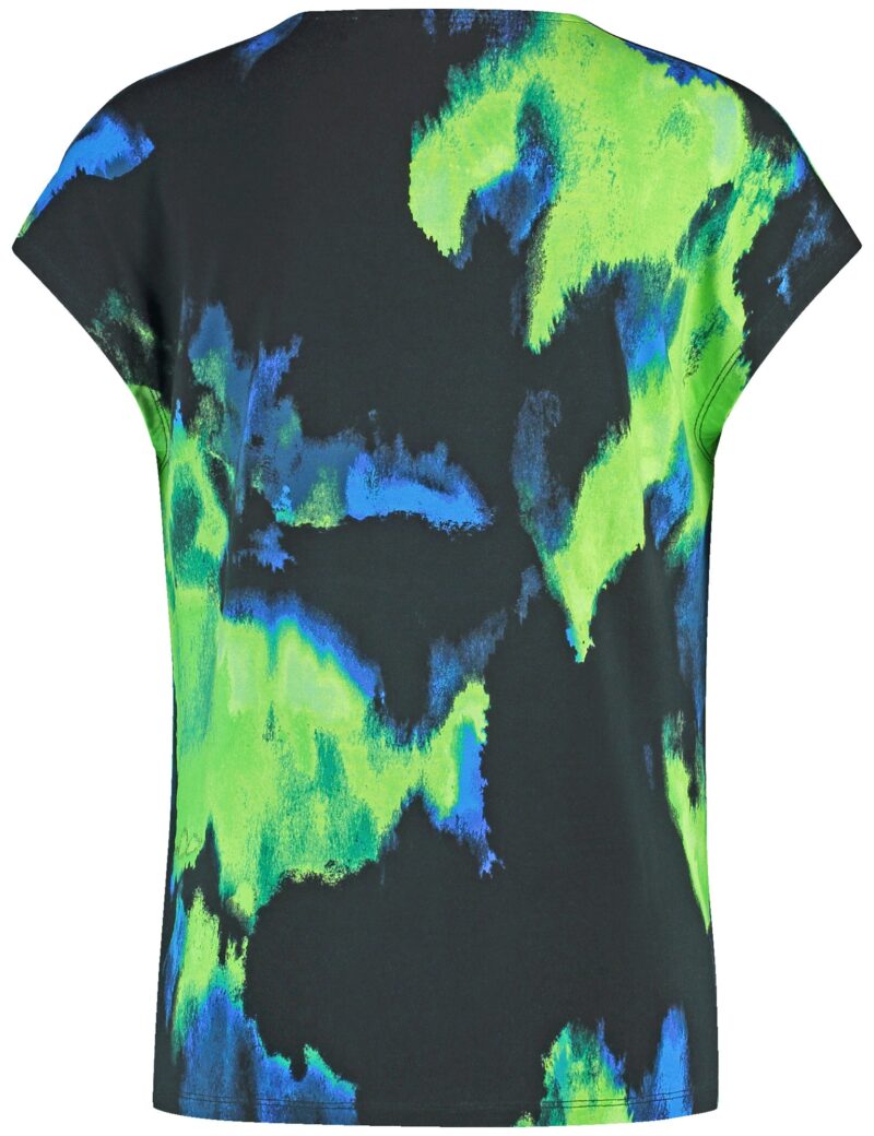 TAIFUN Tricou  albastru / verde neon / negru preţ