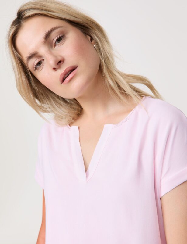 Cumpăra TAIFUN Tricou  roz pastel