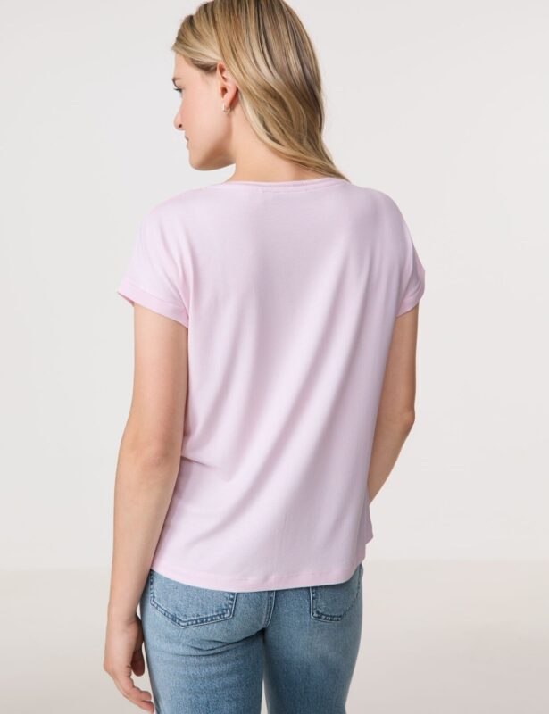 Preţ TAIFUN Tricou  roz pastel