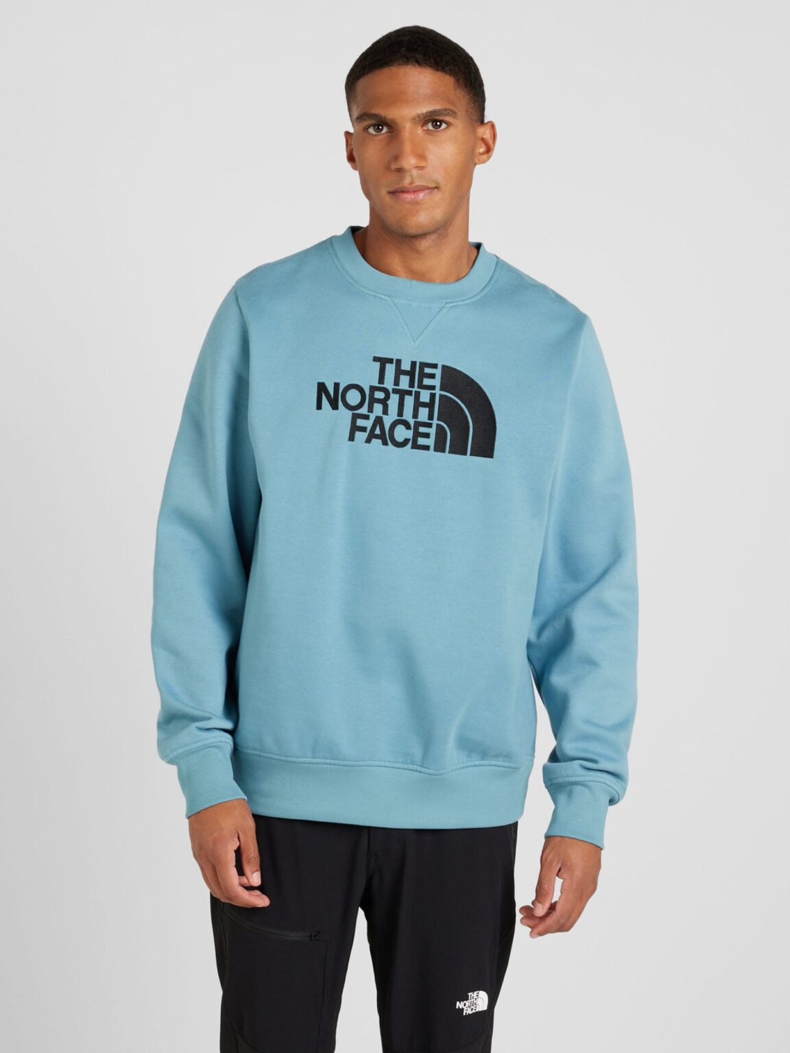 Cumpăra THE NORTH FACE Bluză de molton 'DREW PEAK'  albastru deschis / negru
