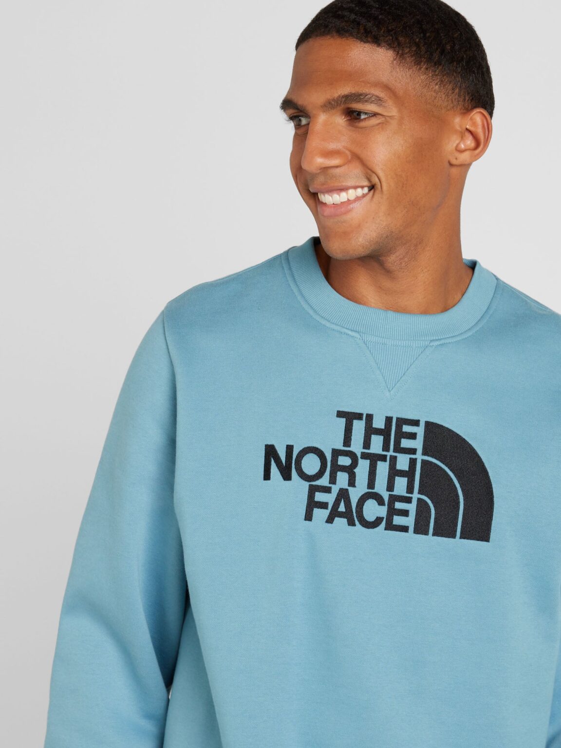 Preţ THE NORTH FACE Bluză de molton 'DREW PEAK'  albastru deschis / negru