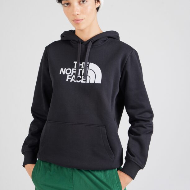 THE NORTH FACE Bluză de molton 'Drew Peak'  negru / alb