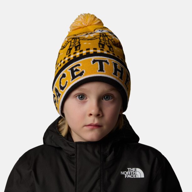 THE NORTH FACE Căciulă 'KIDS SKI TUKE'  galben / negru / alb