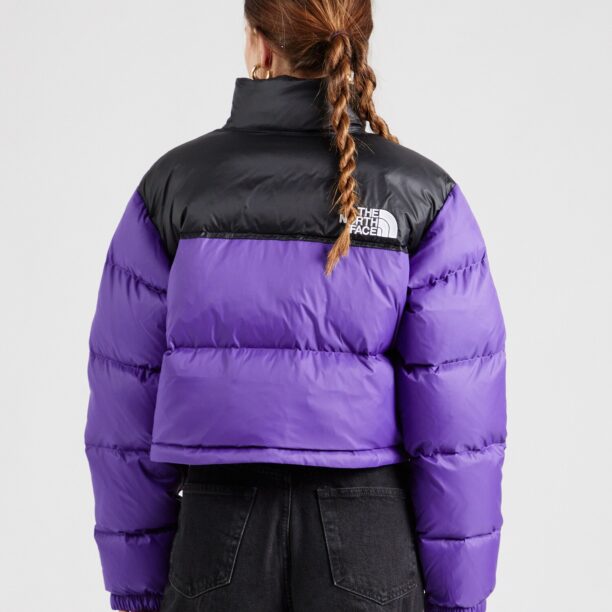 THE NORTH FACE Geacă de primăvară-toamnă 'NUPTSE'  lila / negru / alb preţ