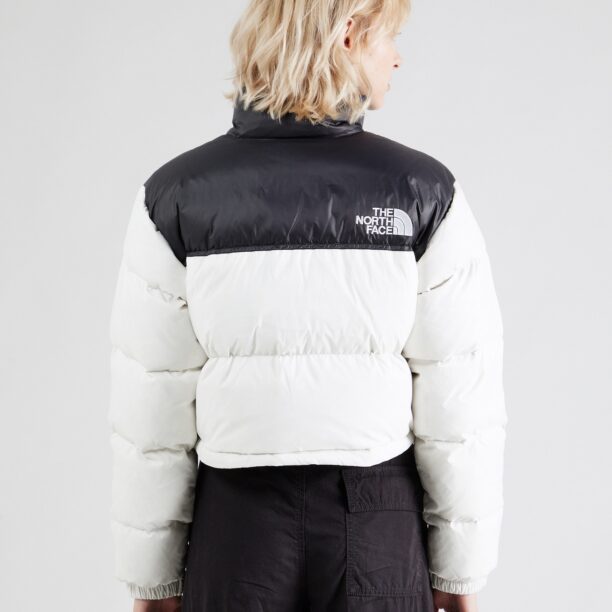 THE NORTH FACE Geacă de primăvară-toamnă 'Nuptse'  negru / alb preţ