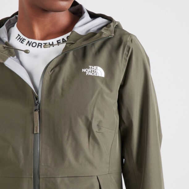 Preţ THE NORTH FACE Geacă outdoor 'DRYZZLE'  gri taupe / alb